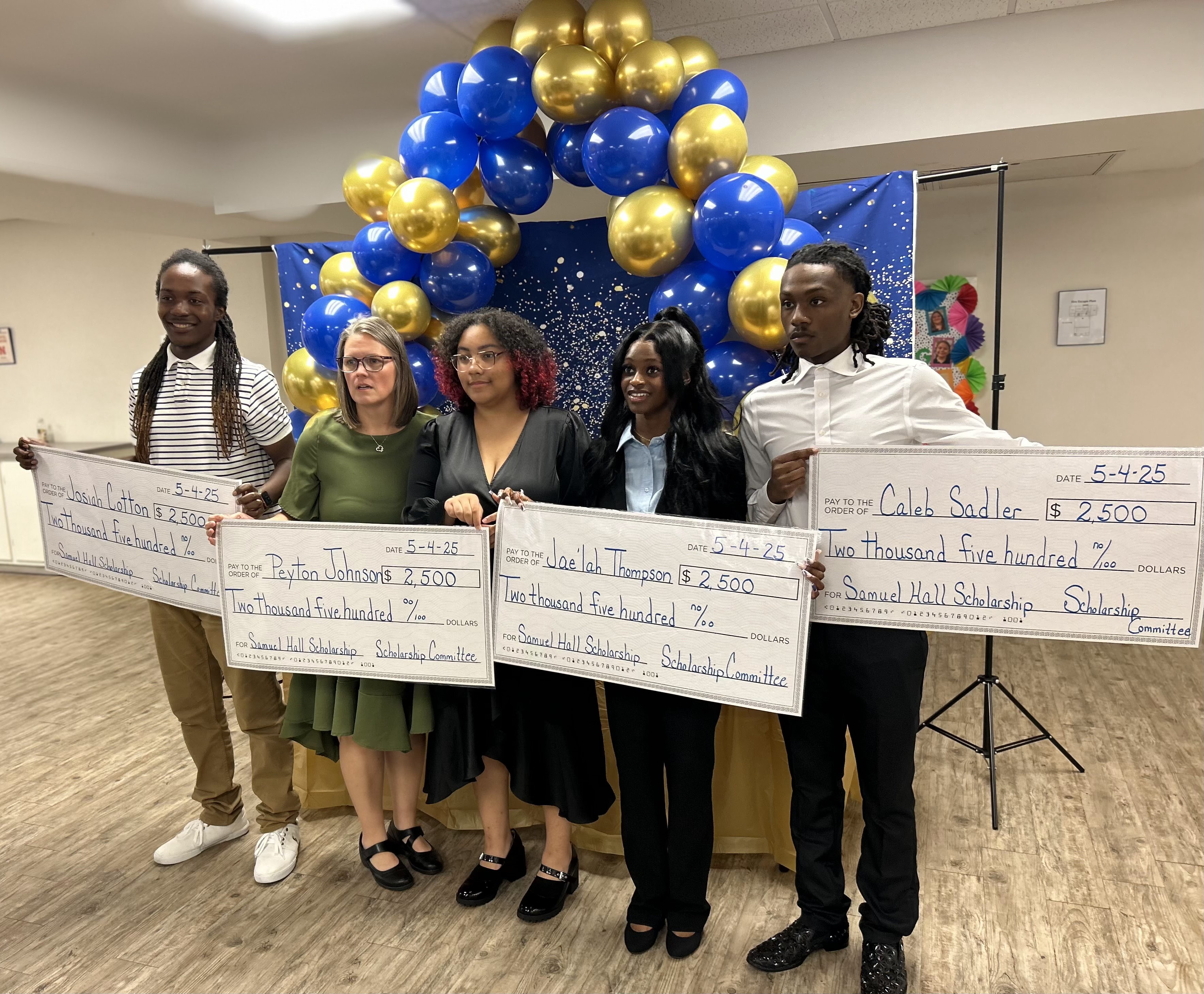 All four 2025 Samuel Hall Scholarship recipients